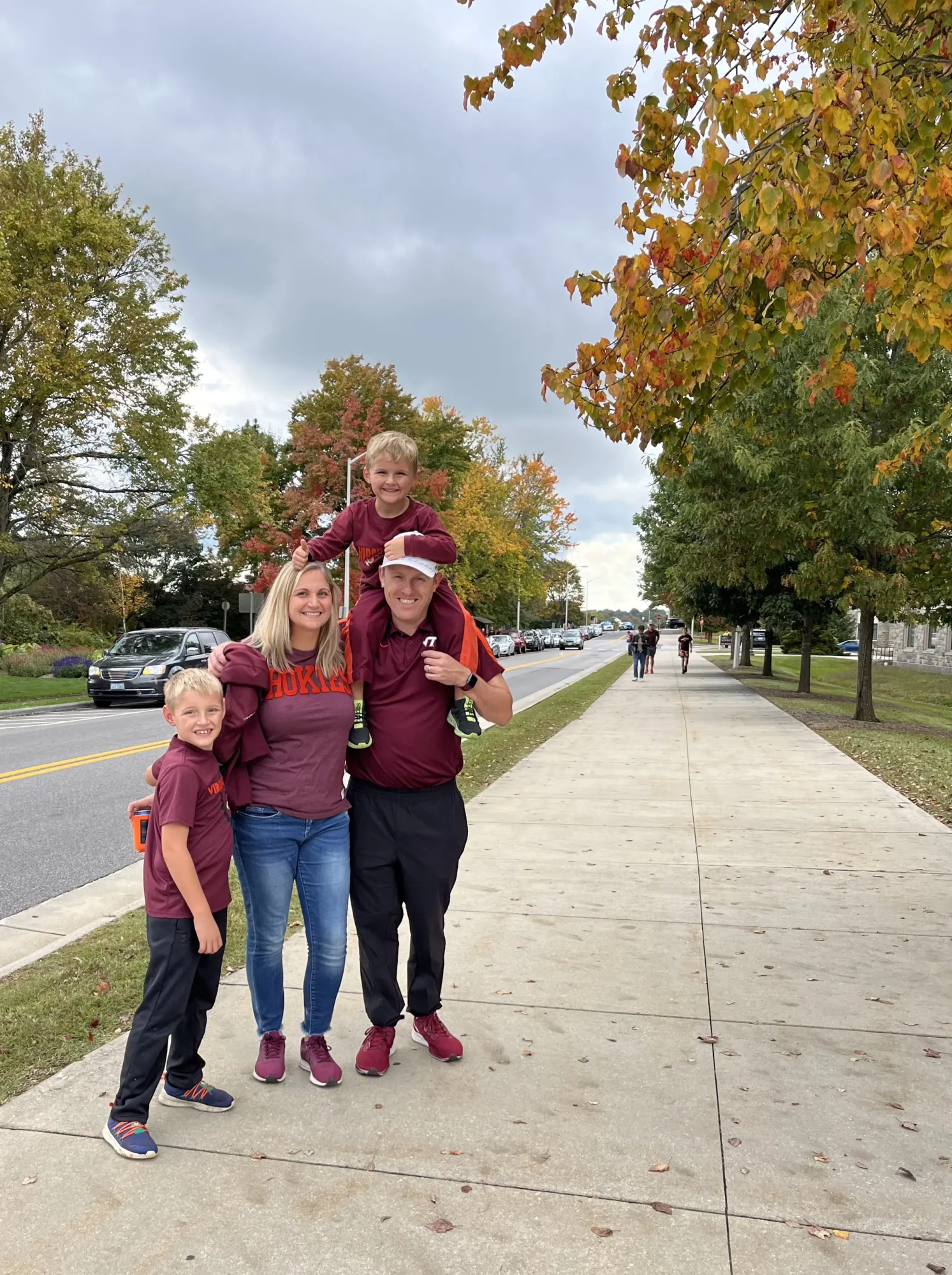 Jamison Ford & His Family at Virginia Tech Game